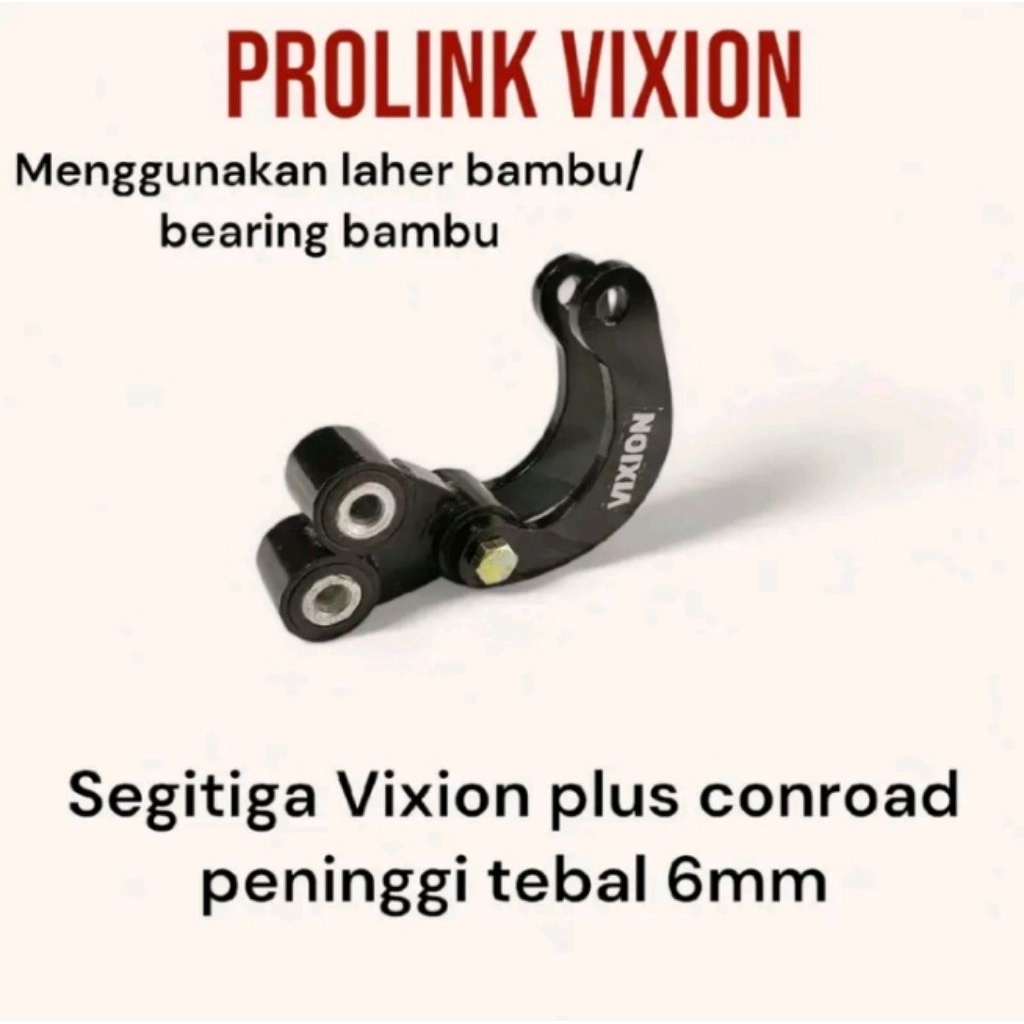 Segitiga + Prolink Vixion old Vixion New MT15 XABRE XSR High Quality menggunakan bearing Bambu
