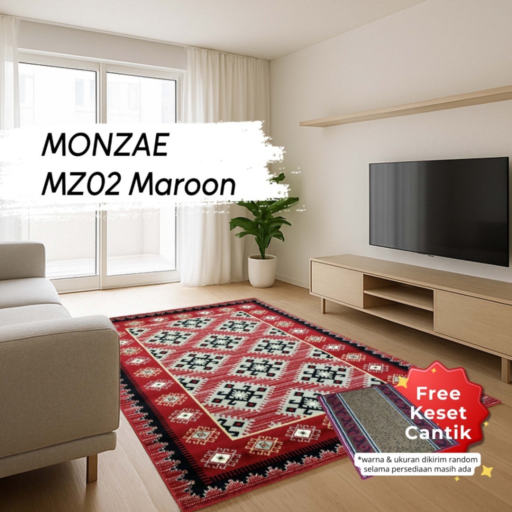 KARPET MONZAE 210 X 300 MZ02 MAROON