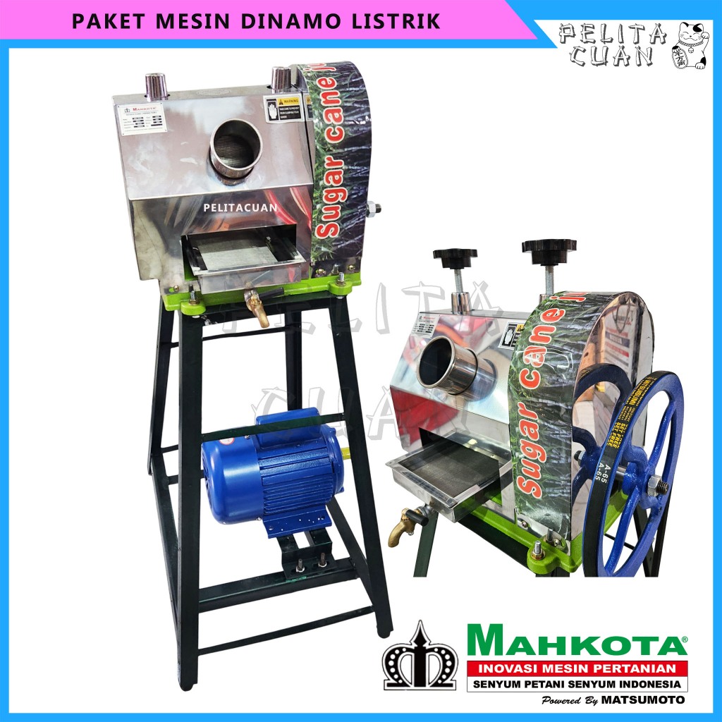 Mesin Peras Tebu Listrik Mahkota MSC 250-M