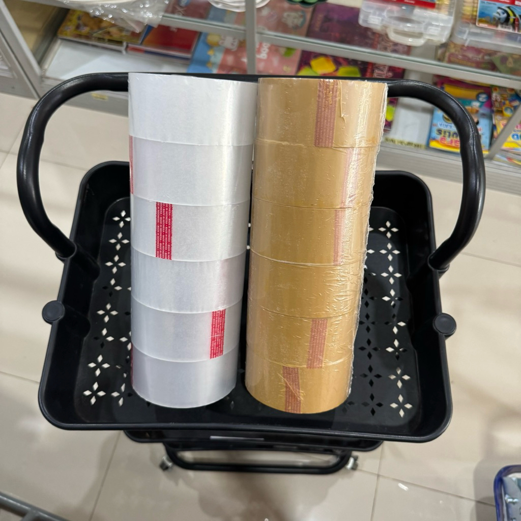 

NACHI Lakban Isolasi Solasi Bening / Cokelat OPP 2 inch (48mmx90yd) OPP Tape MERAH panjang 90 yard murah berkualitas