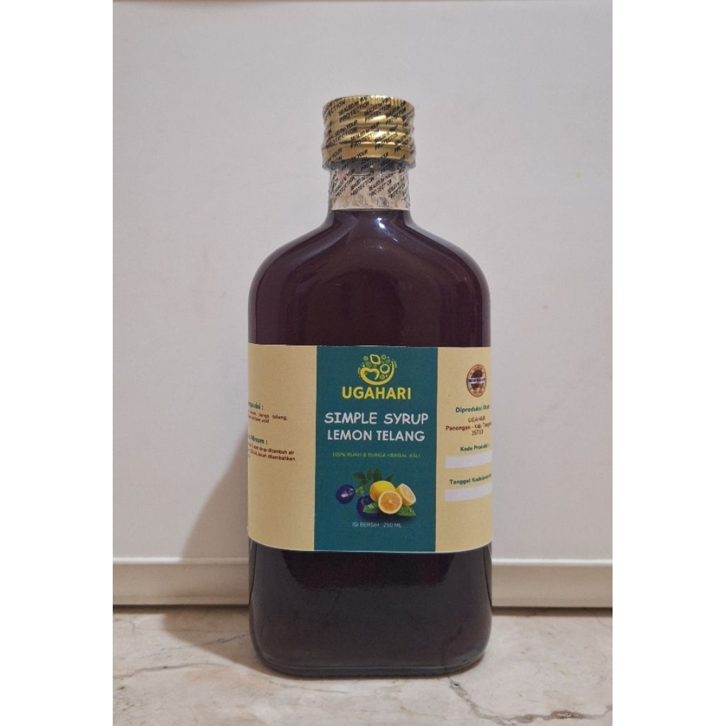 

Simple Syrup Lemon Telang
