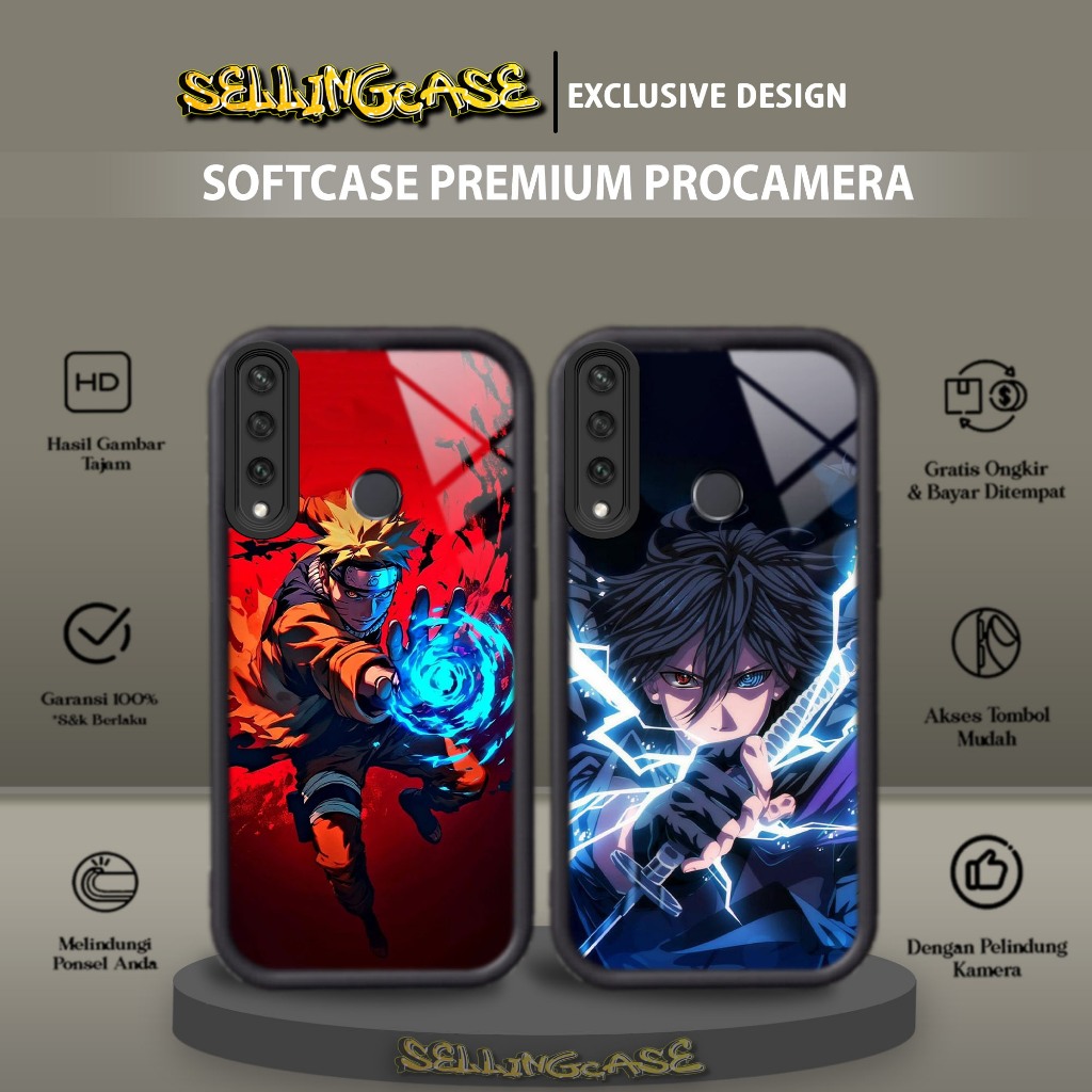 Case Premium Compatible For HUAWEI Y6P 2020 Motif [ NRTO ] Casing Softcase Glossy Anti Jamur