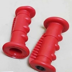 Handgrip Motor Universal Handfat 1 Set KIRI KANAN MERAH BINGBIN