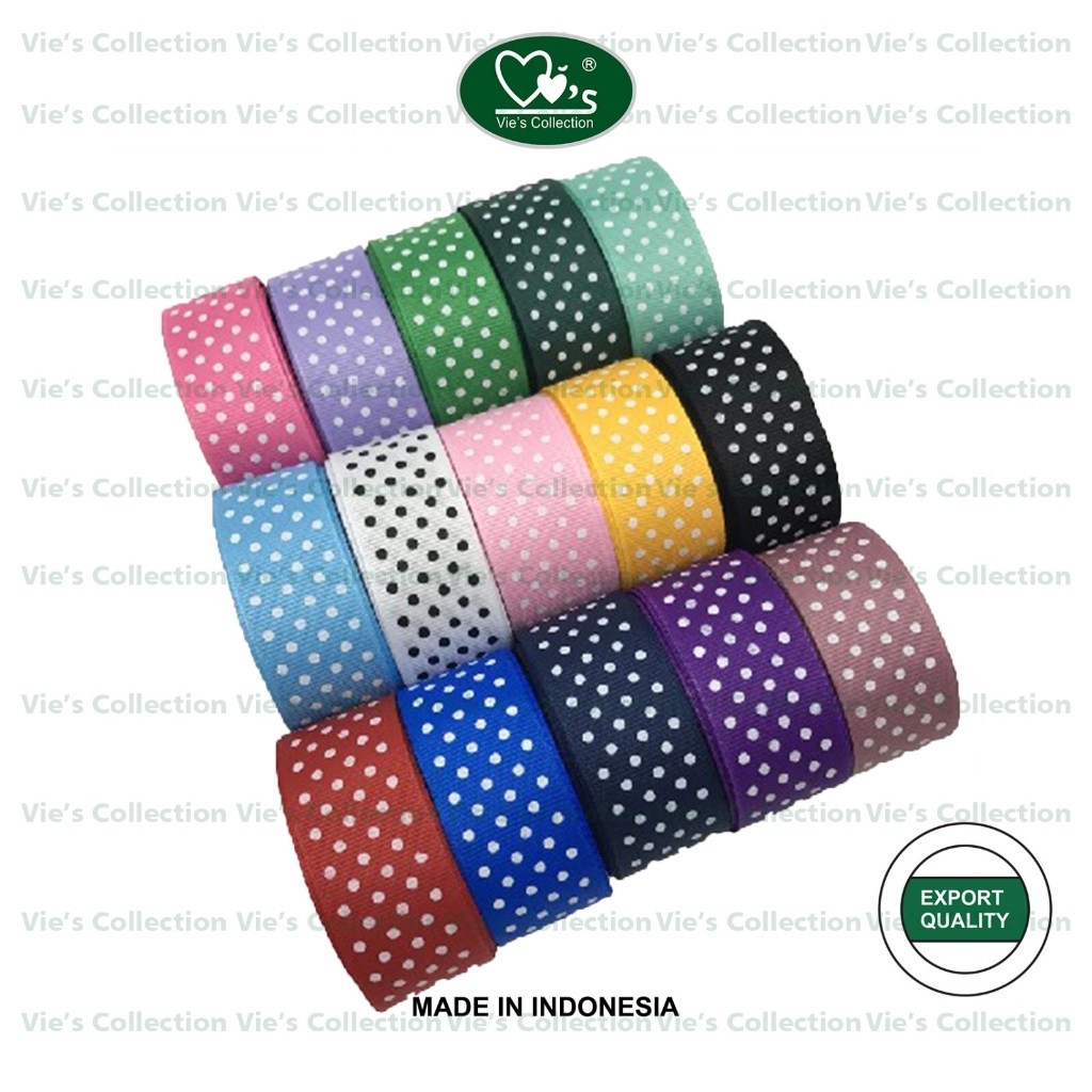 

[PER SLOP] Pita Motif Polkadot 1 in Hiasan Kado Hampers Souvenir Pita Kado