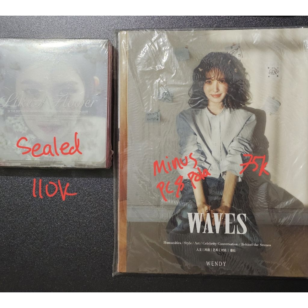 Album Irene Like A Flower LAF Case Sealed Majalah Magazine Wendy Waves Red Velvet Official