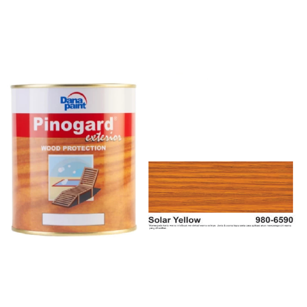 Cat Kayu Exterior DANA PAINT WOOD PROTECTION PINOGARD - SOLAR YELLOW 980-6590//Cat Kayu Luar Bagus B
