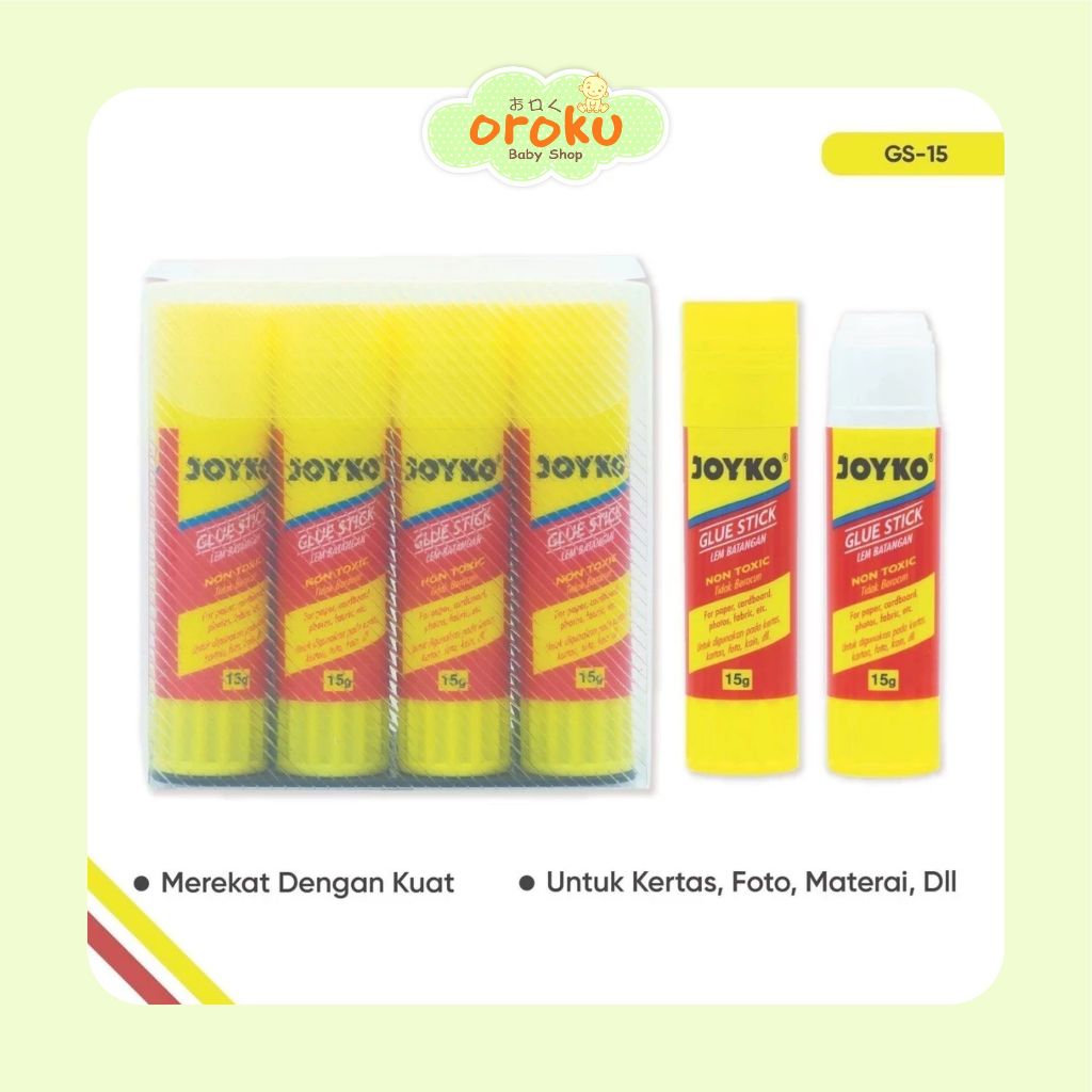 

JOYKO LEM GLUE STICK GS-15 15GR / LEM KERTAS