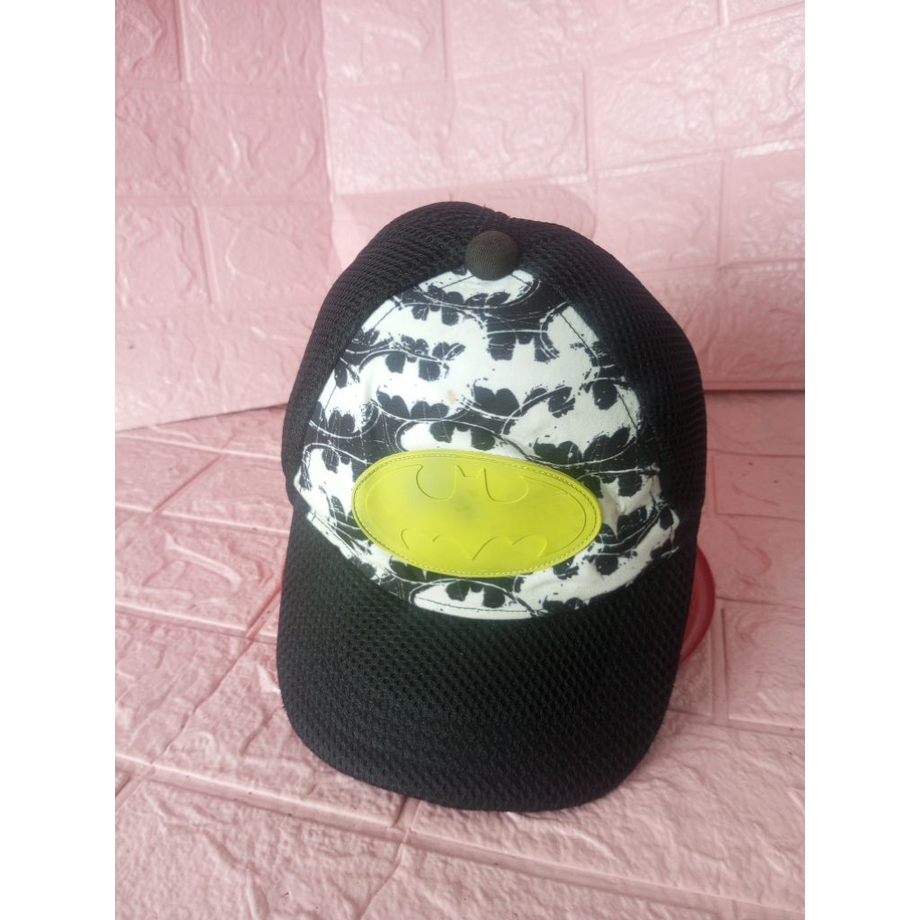 Topi Anak Logo Patch Rubber Batman