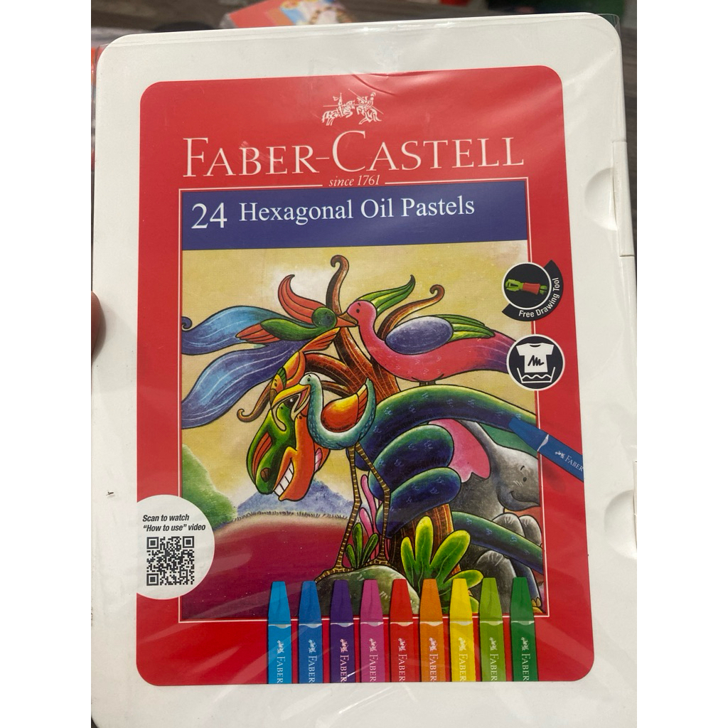 

Crayon Faber Castell 24 Hexagonal Oil Pastel
