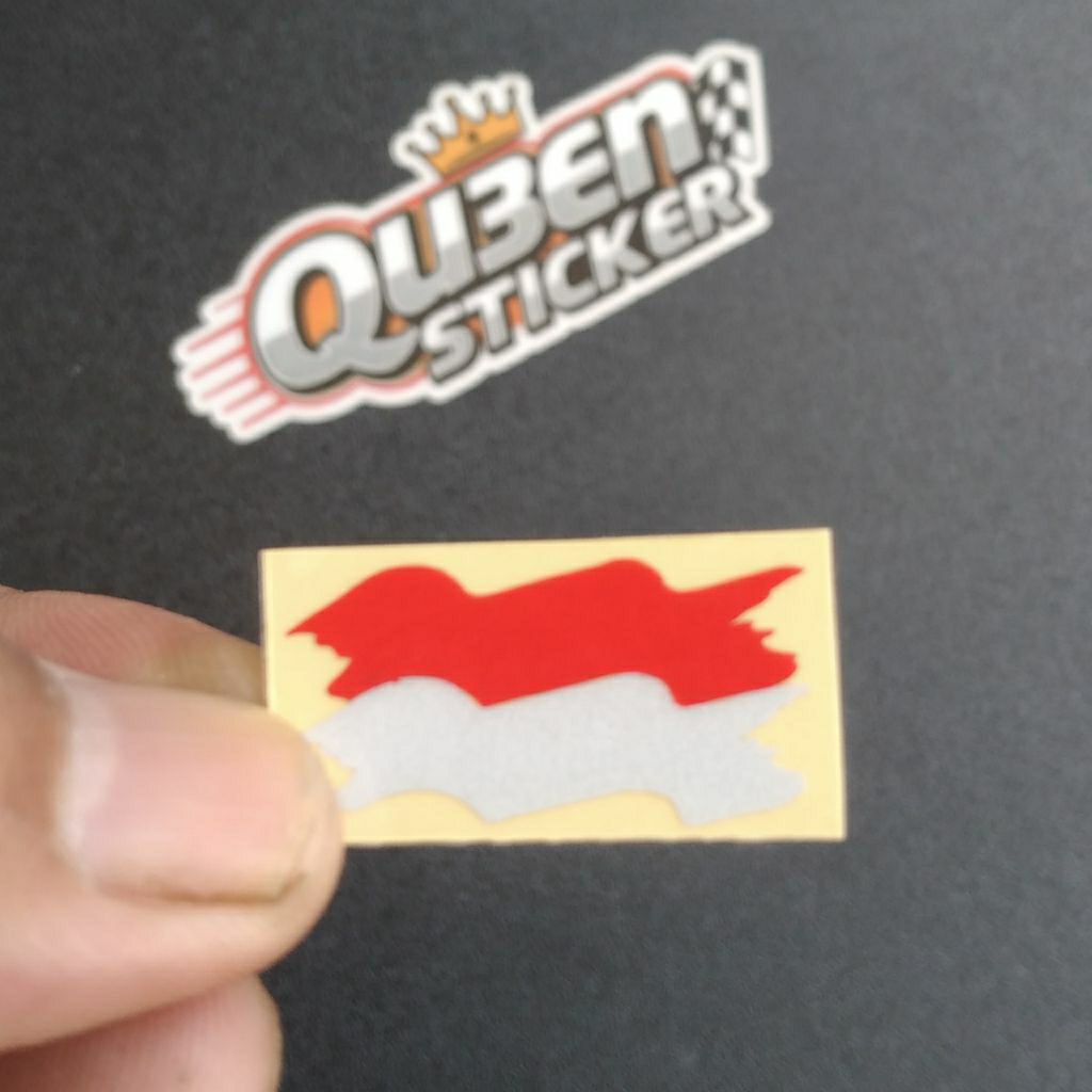 

Sticker Stiker Pipi Bendera Indonesia Kecil Cutting
