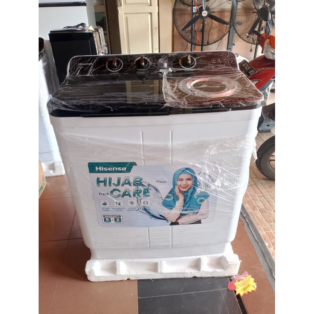 Mesin Cuci 8 Kg 2 Tabung Hisense WS 80K