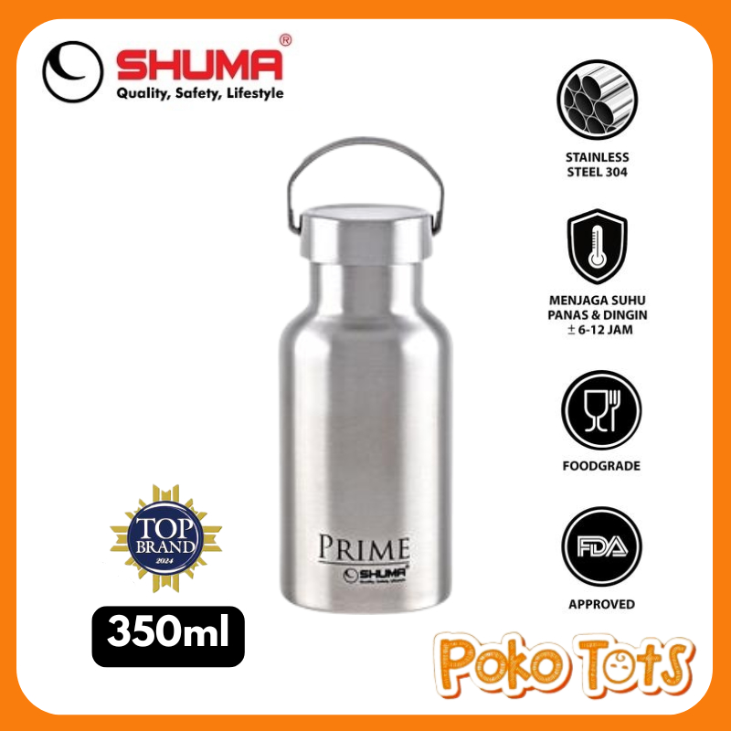 Shuma Prime 350ml  Botol Thermos Air Panas dan Dingin Stainless