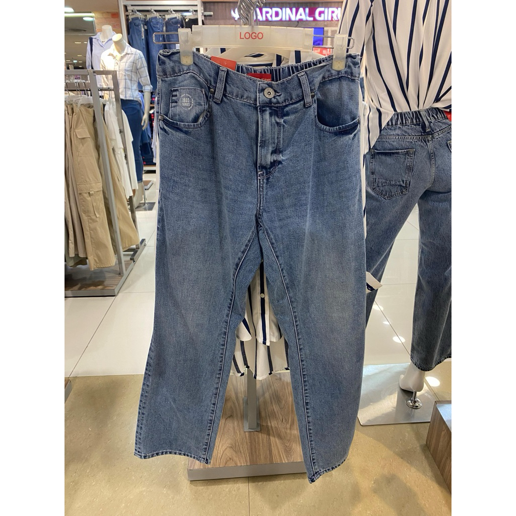celana jeans wanita logo jeans original