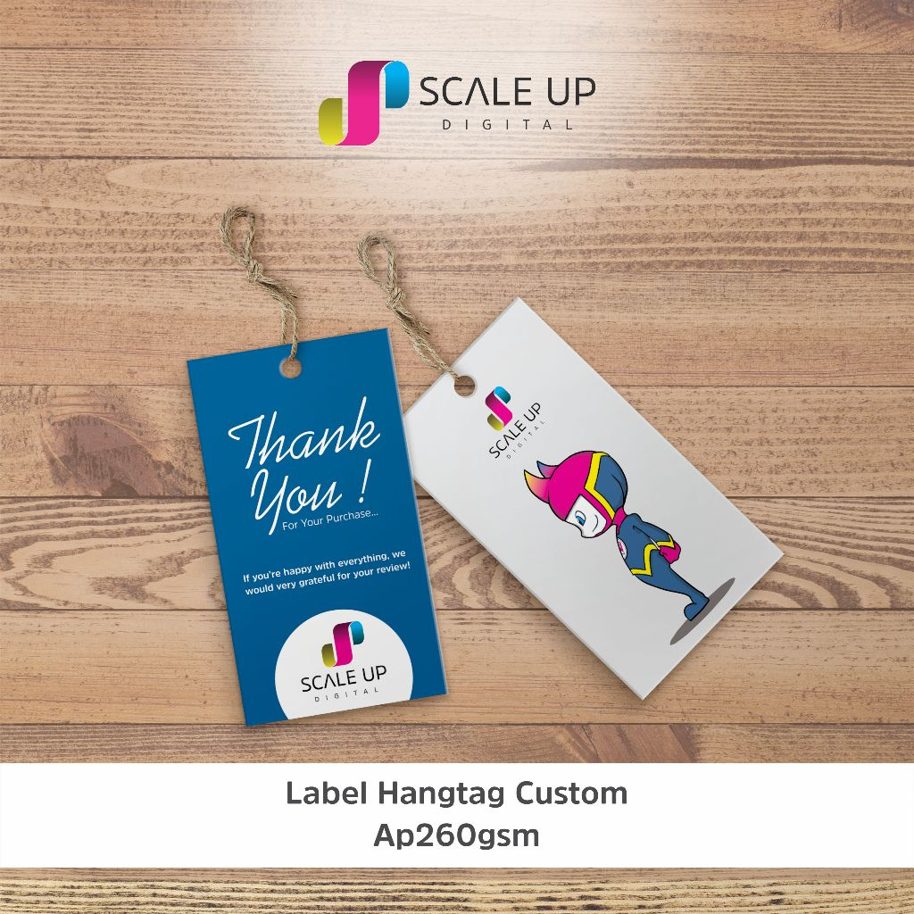

Custom Label Hangtag Ap260gsm