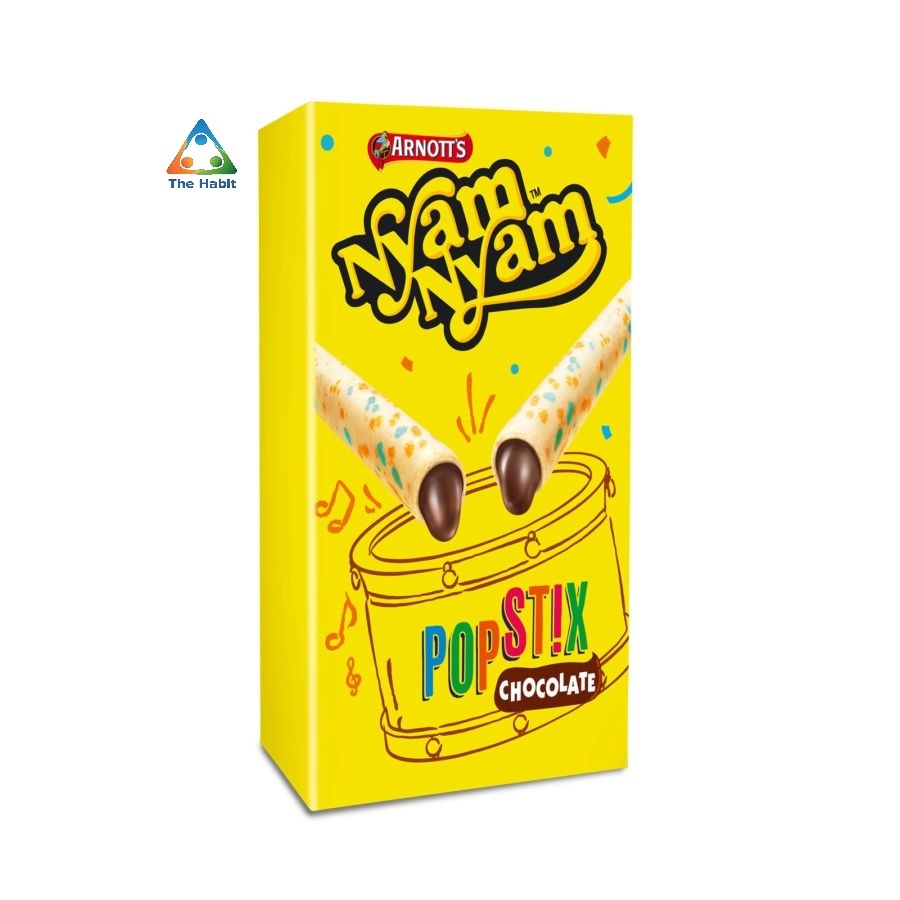 

(The Habit) NyamNyam Popstix Chocolate Biskuit Stik 48gram