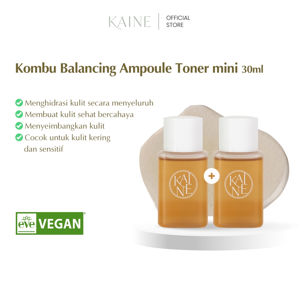 [TWINPACK] KAINE Kombu Balancing Ampoule Toner Mini Size 30ml
