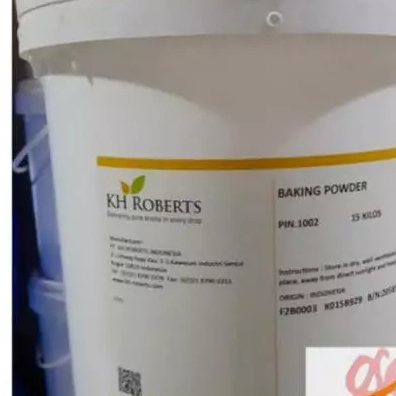 

Baking Powder Merk KH Robets food grade Pk 500gr / Bahan Pangan Makanan Pengembang Tepung Pastry Cake