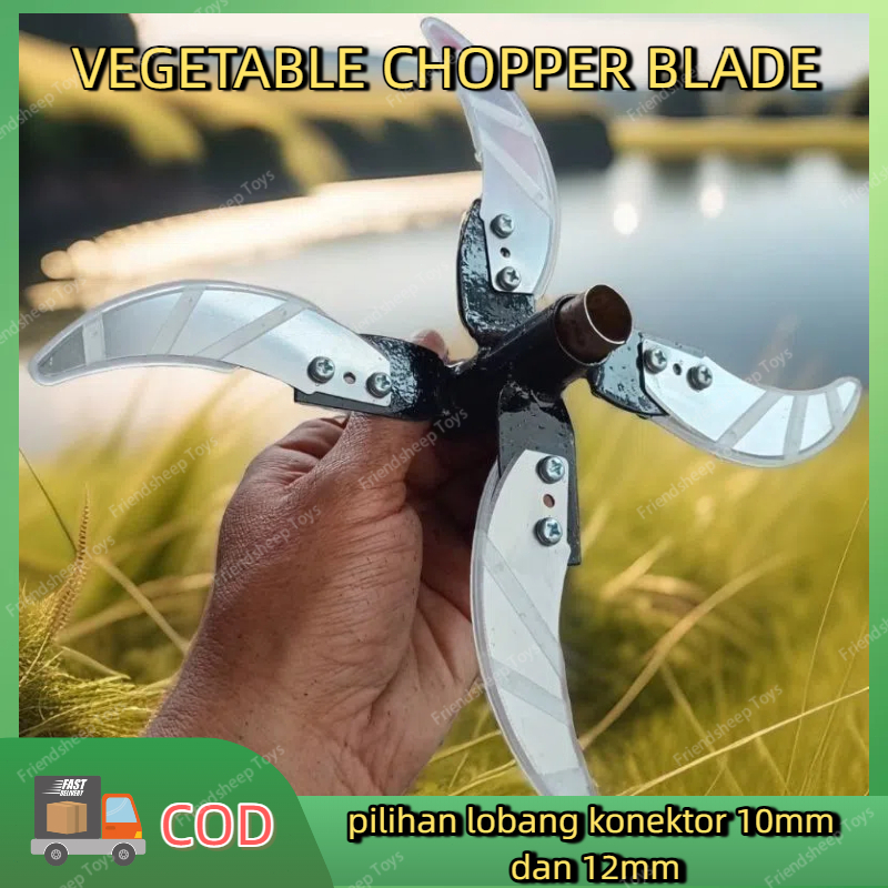 Pisau pencacah pakan ternak Pisau Choper Rumput Mata Pisau Cacah Rumput Multifungsi Daun Sayuran Pak