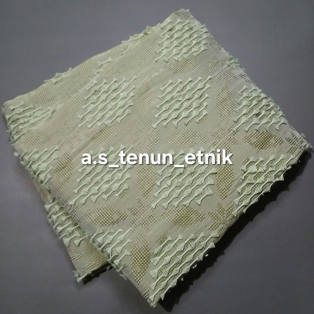 tenun bulu songket premium (ATBM) SAGE x SAGE MUDA
