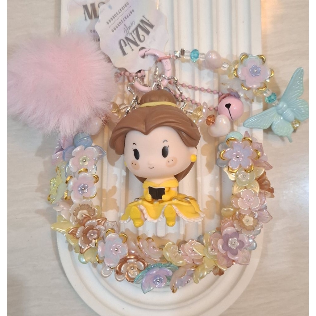 Bag Charm  princess Disney/ Gantungan Kunci Princess Disney Duduk