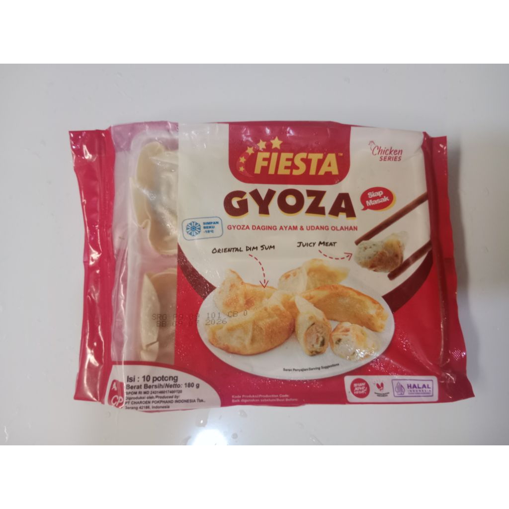

Fiesta gyoza 180gr isi 10