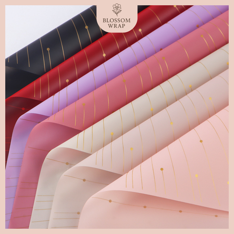 

20 LEMBAR Kertas Buket Meteor Cellophane Flower Wrapping KB6081