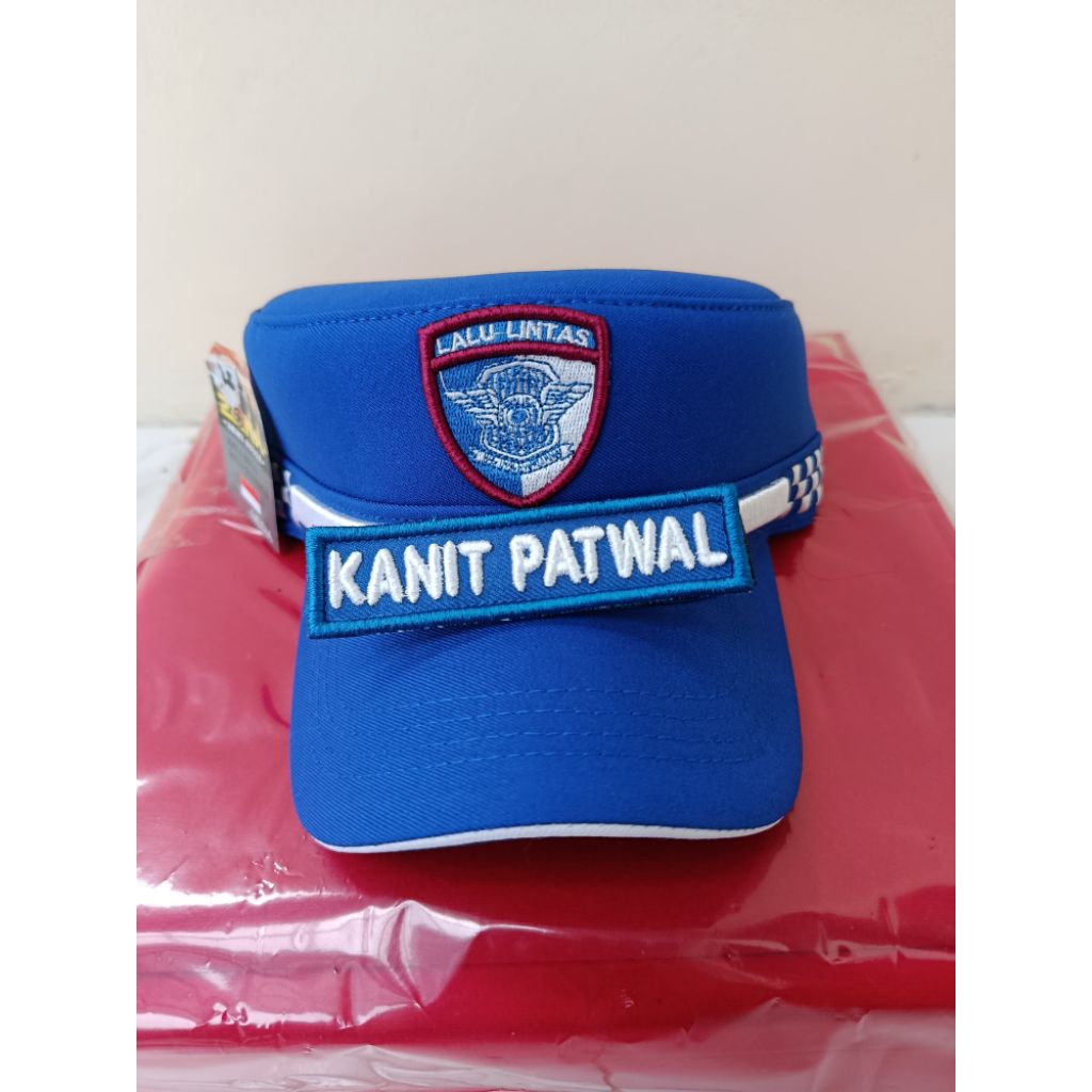 Pilkep Fieldcap komando bintara lantas polri Merjk zona anti kerut tegak terbaru permanen tanpa rell