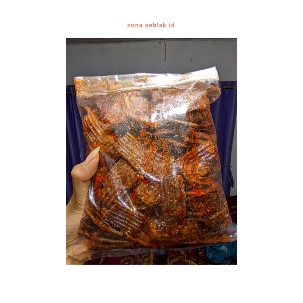

Seblak kerupuk jengkol(asbes) pedas daun jeruk500gram