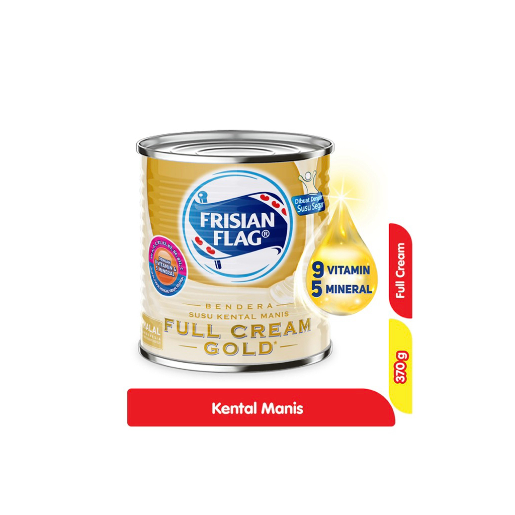 

FRISIAN FLAG KRIMER KENTAL MANIS FULL CREAM GOLD 370 gram