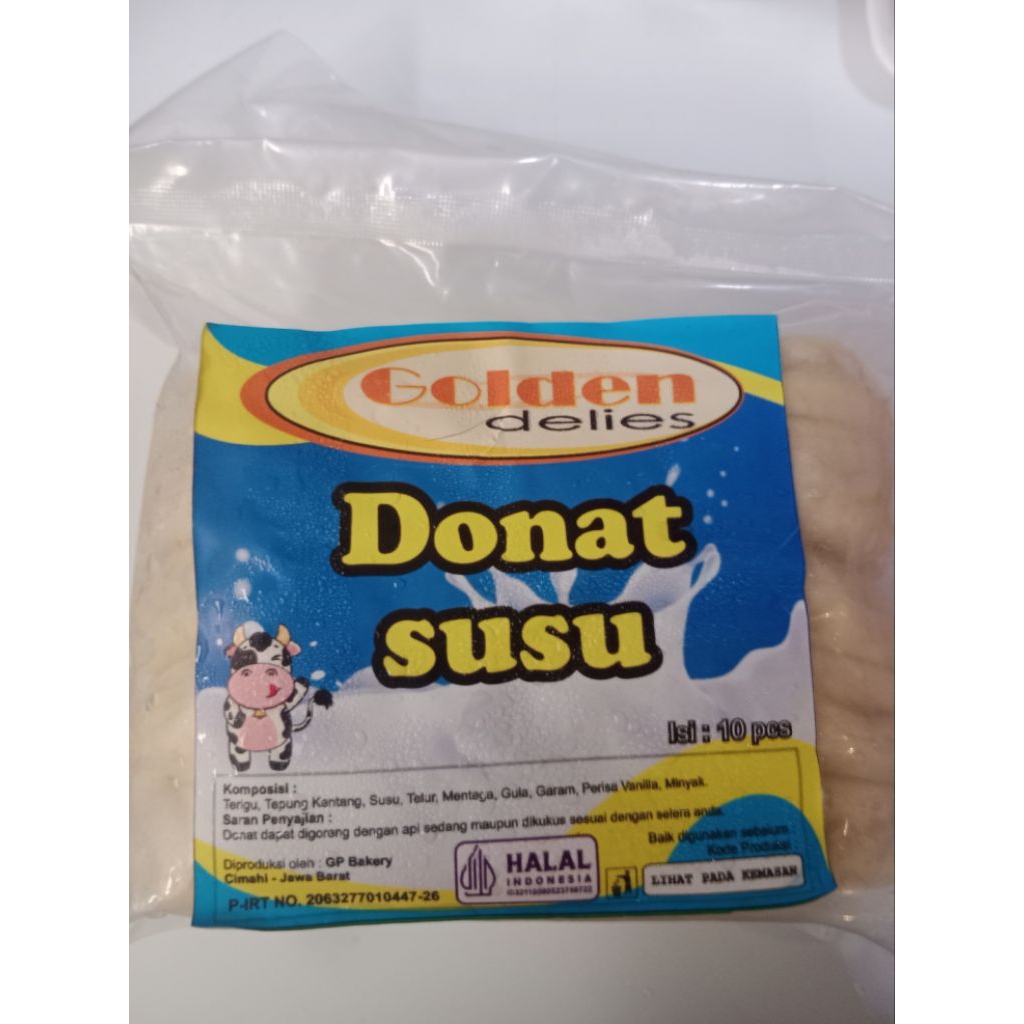 

Golden delies donut susu isi 10