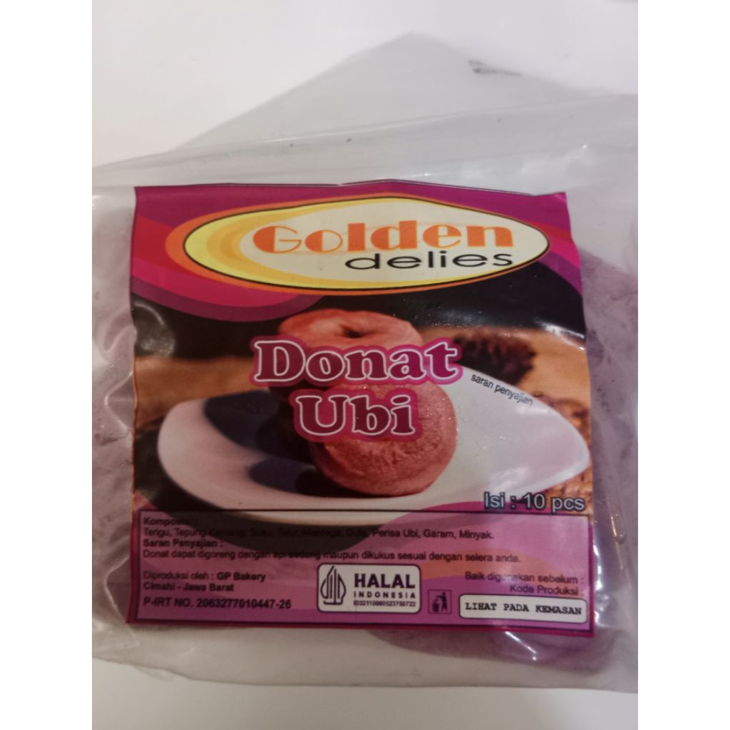 

Golden delies donut ubi isi 10