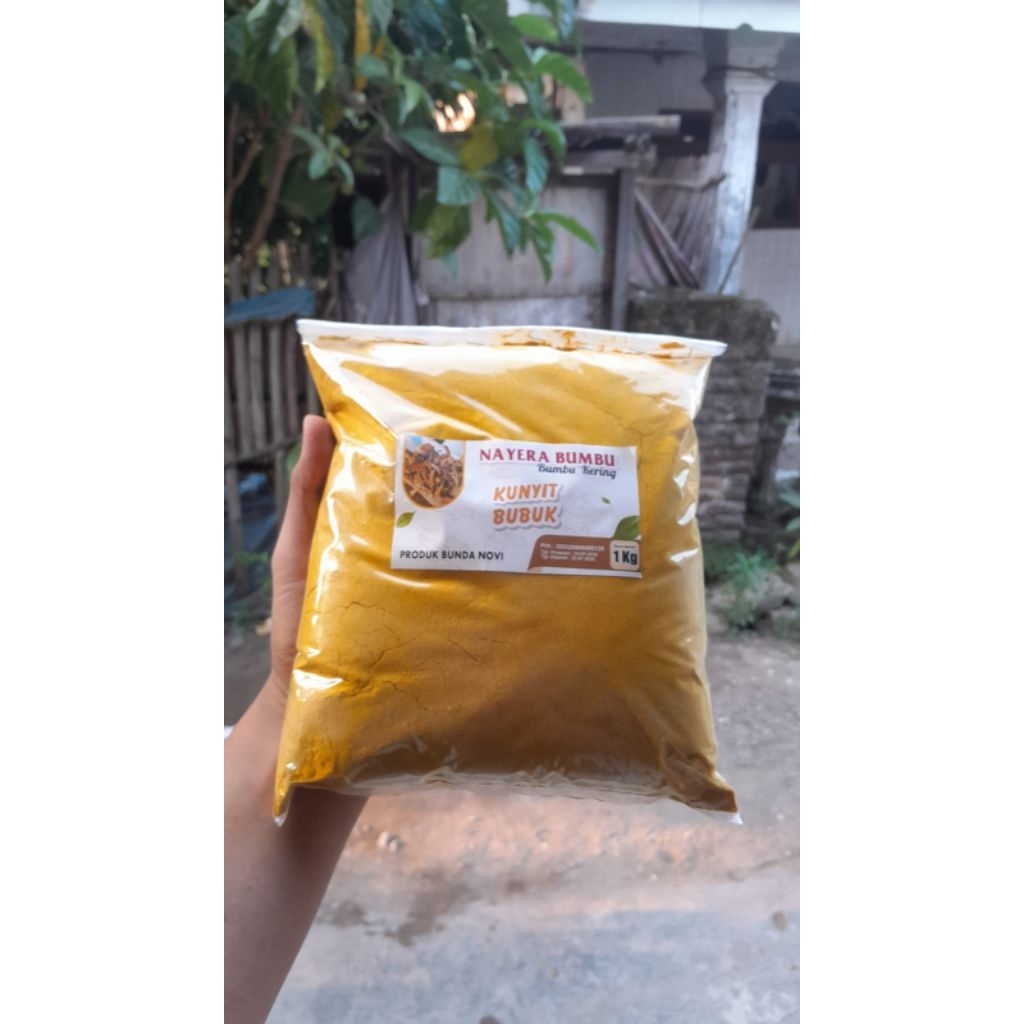 

Kunyit Bubuk Murah Nayerah 1KG 100% Asli