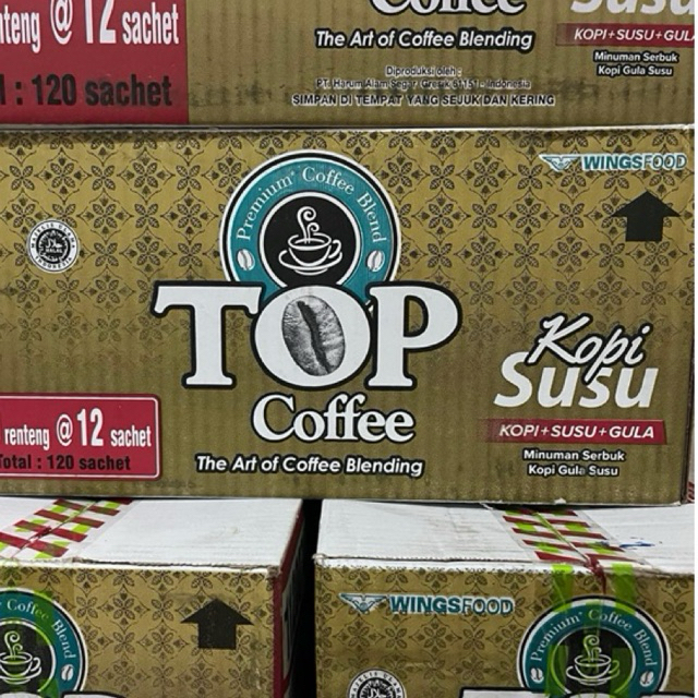 

KOPI TOP COFFE SUSU 1 KARDUS ISI 10 RENTENG