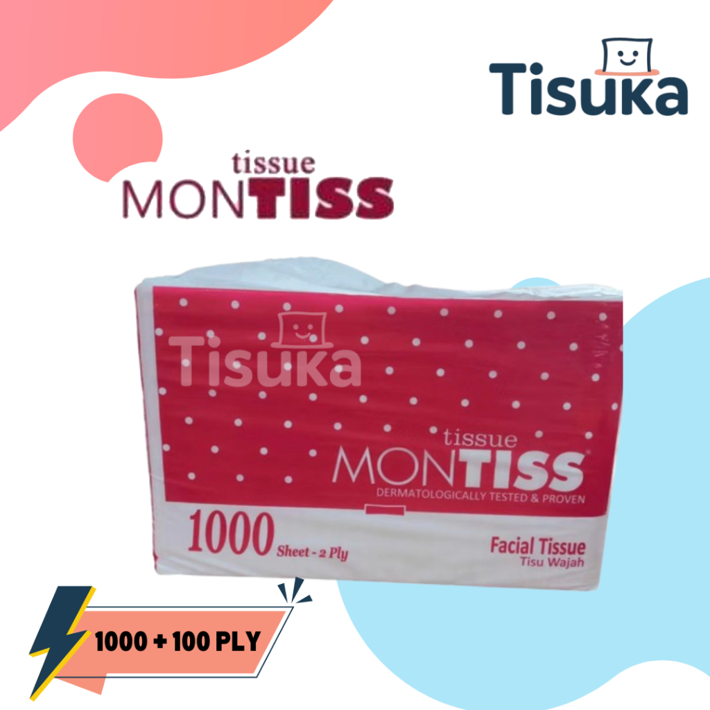 Tissue Montis 1000 Sheets + 100