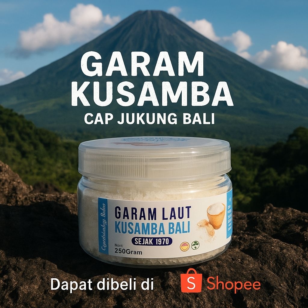 

Garam Laut Kusamba Bali Sejak 1970 250g