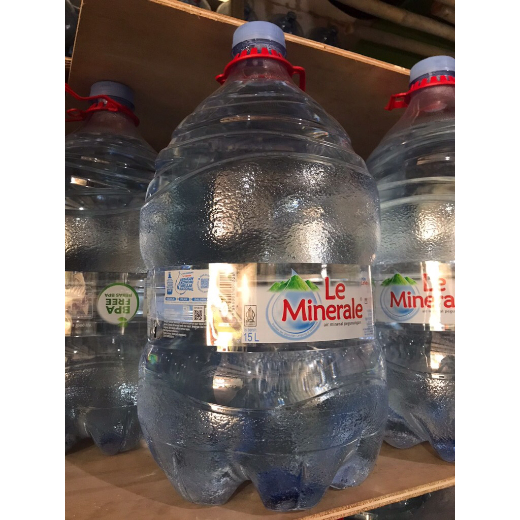 

100% ORIGINAL AIR MINUM LE MINERALE GALON 15liter