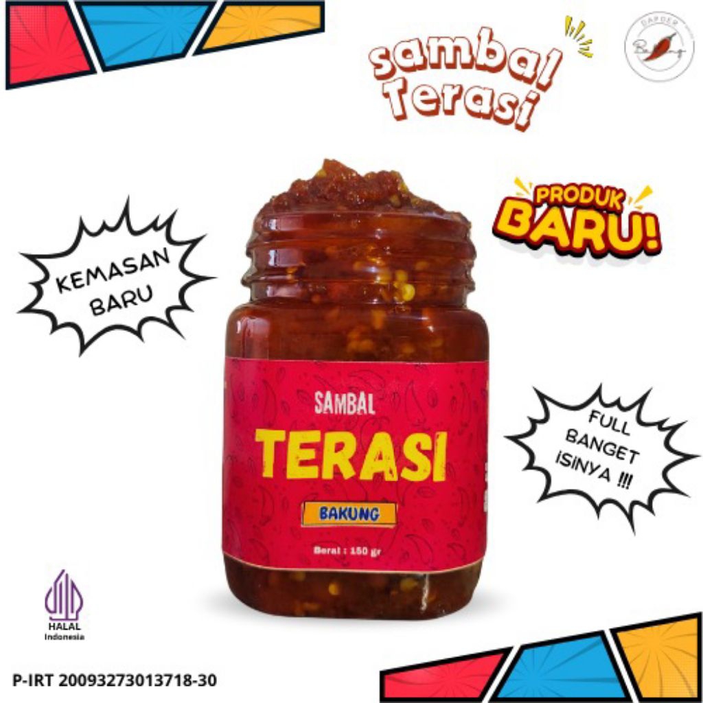 

Produk TERMURAH 150 GR Sambal Terasi Sambal Bakung -Sambal Pedas