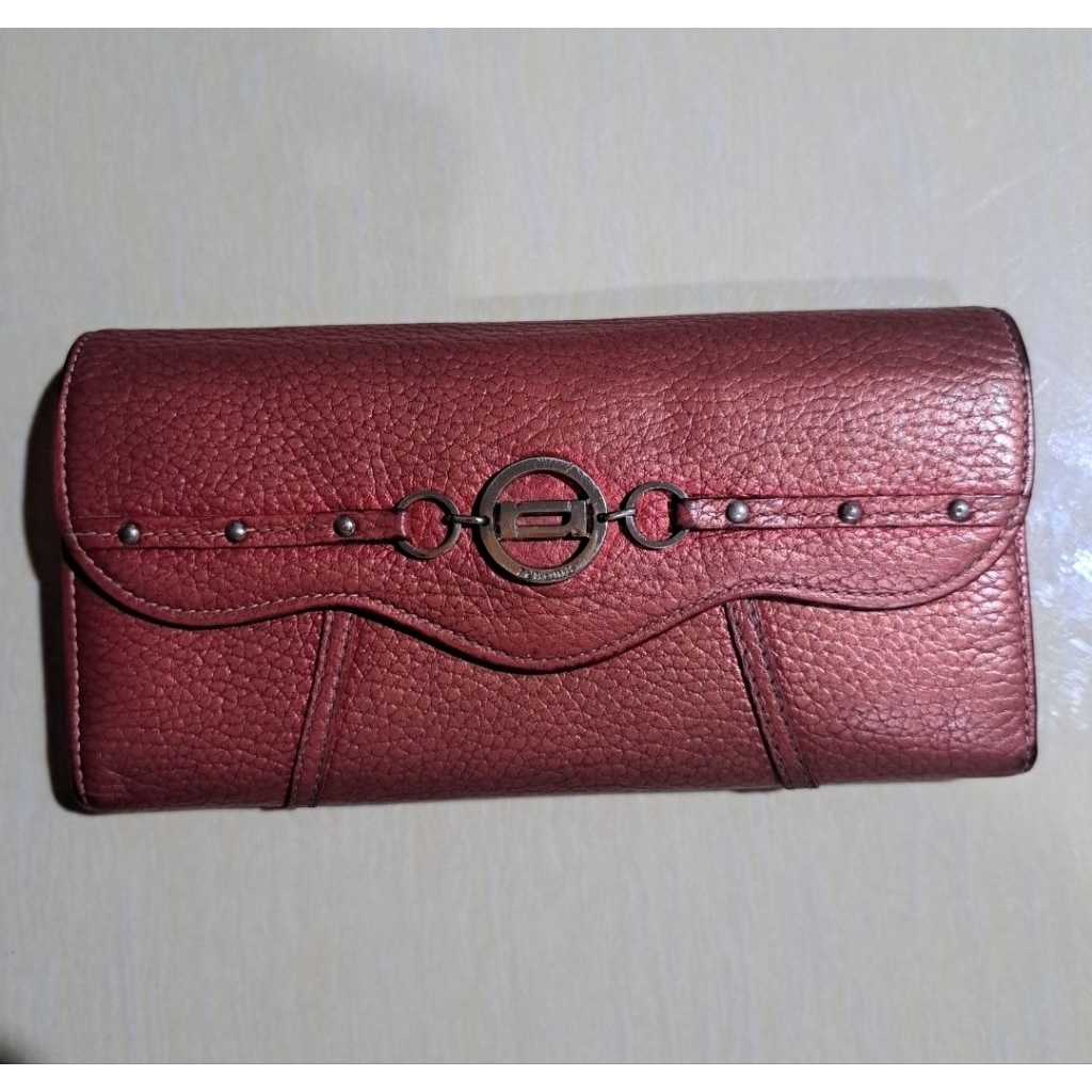 preloved dompet renoma / preloved dompet panjang / preloved dompet merah maroon