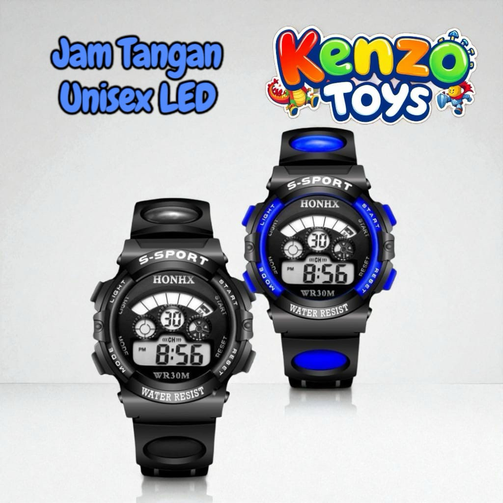 KenzoToys Jam Tangan Pria/Wanita LED