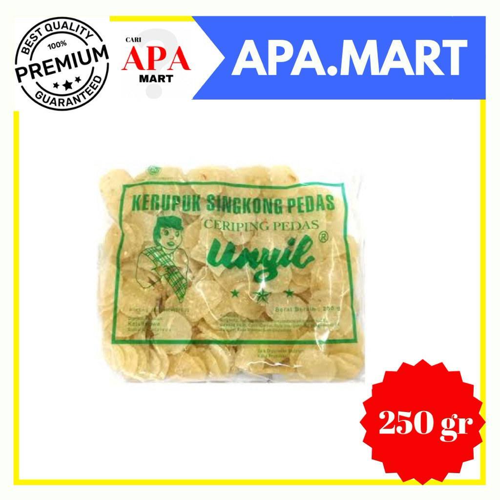

Unyil Ceriping Pedas Singkong 250 gr
