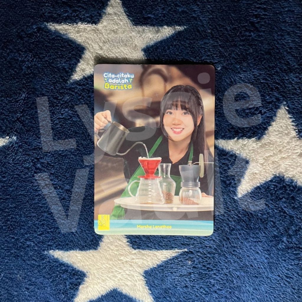 (NEGOTIATE) Photocard Official JKT48 Marsha Lenathea - CITA CITA MASA KECILKU