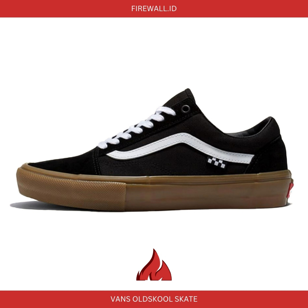 VANS OLDSKOOL SKATEBOARDING BLACK GUM ORIGINAL │ BNIB