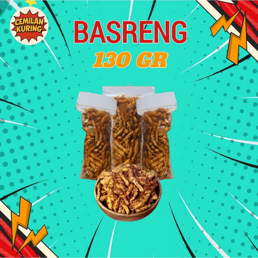

Basreng Renyah Pedas Daun Jeruk 130gr