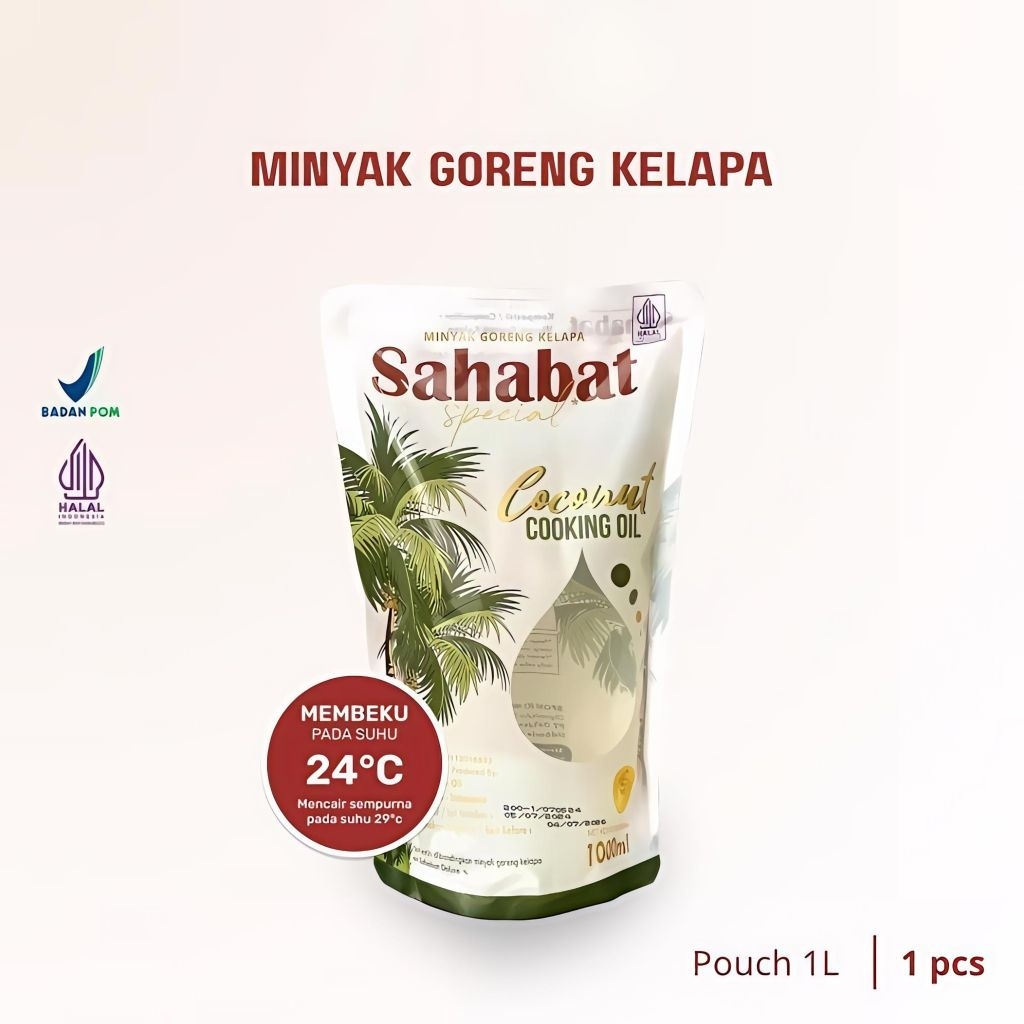 

Minyak Goreng Kelapa Coconut Cooking Oil 1 Liter 1000ml Pouch