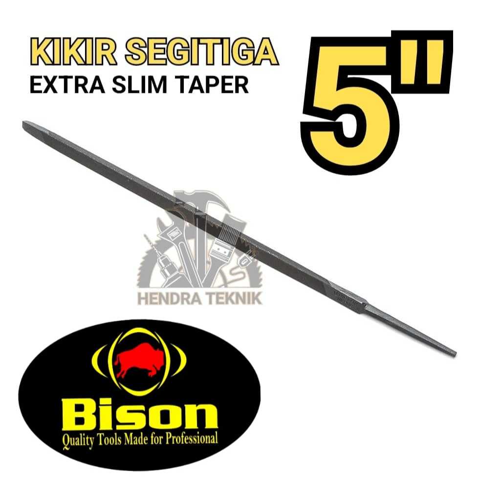 KIKIR SEGITIGA 5" KIKIR BESI INDIA 125MM KIKIR GERGAJI 5 IN EXTRA SLIM MADE IN INDIA ASLI