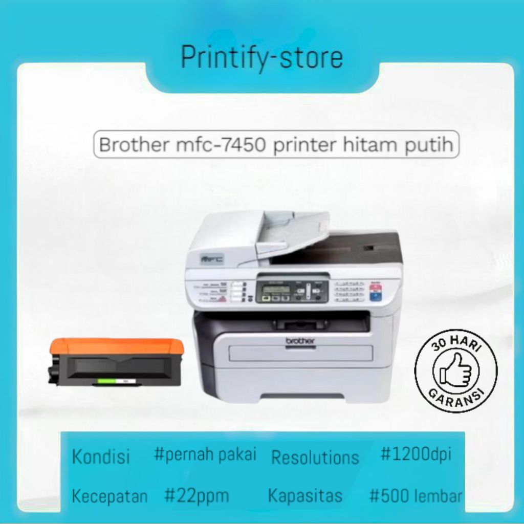 printer brother MFC-7450(print scan cofy pax f4)