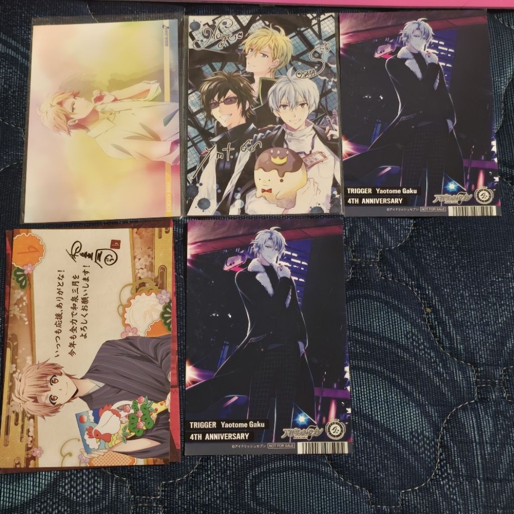 nagi yakato sougo sogo gaku mistuki mikki postcard bromide idolish7 idolish 7 ainana official mercha