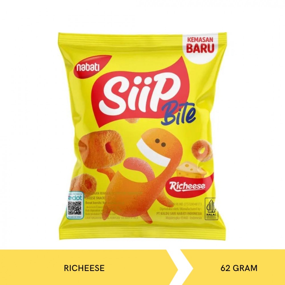 

NABATI SIIP BITE RICHEESE 62G