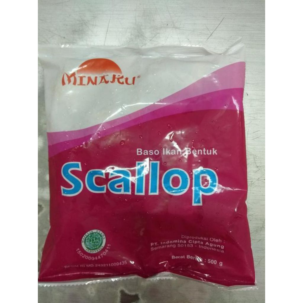 

MINAKU SCALLOP 500GR