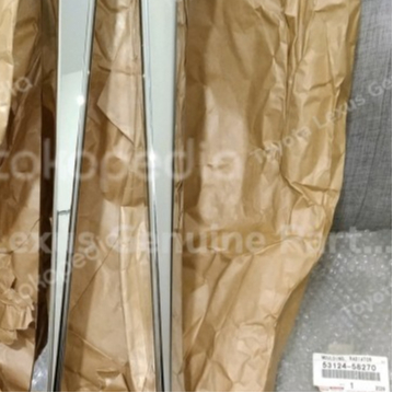 Garnish chrome bumper grill radiator Alphard Vellfire 2018 keatas SET